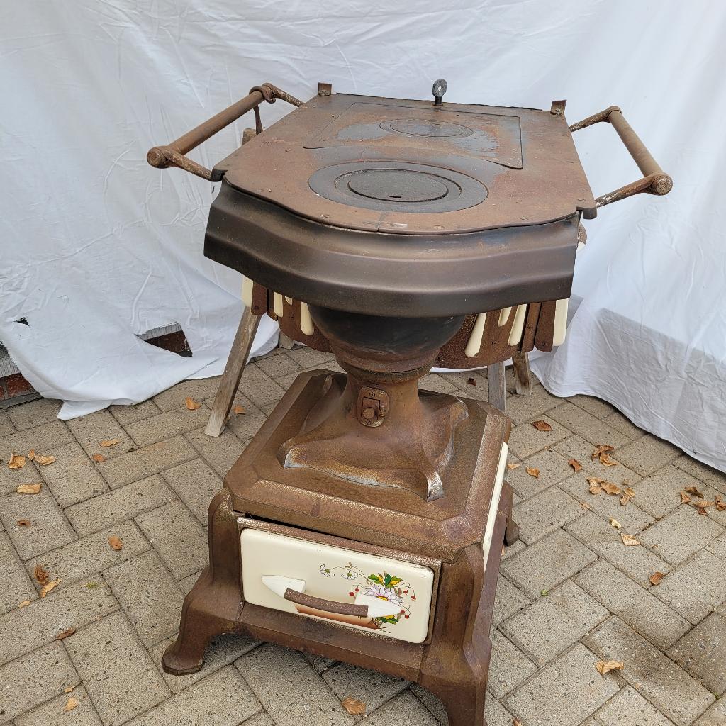 antieke kachel, Ophalen, Gebruikt, Kolenkachel