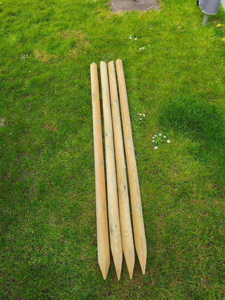 Houten paaltjes 6×160, Ophalen, Nieuw