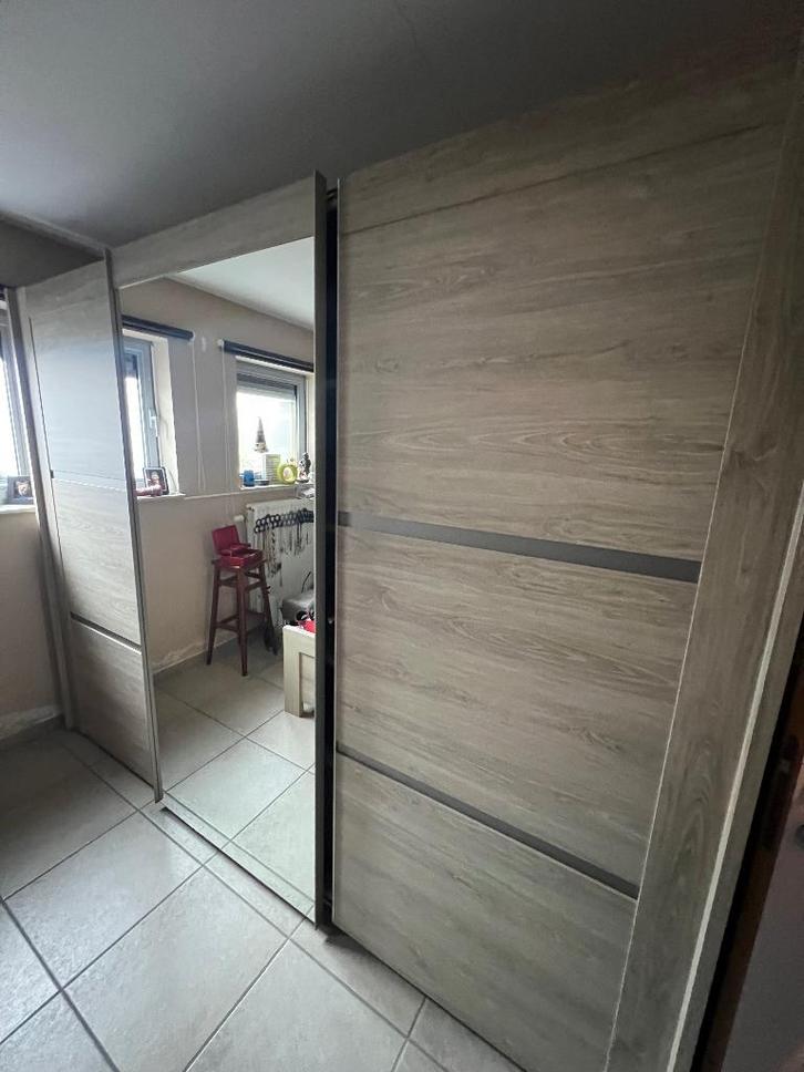 Armoire portes coulissantes, Maison & Meubles, Armoires | Penderies & Garde-robes, Comme neuf, 200 cm ou plus, 200 cm ou plus