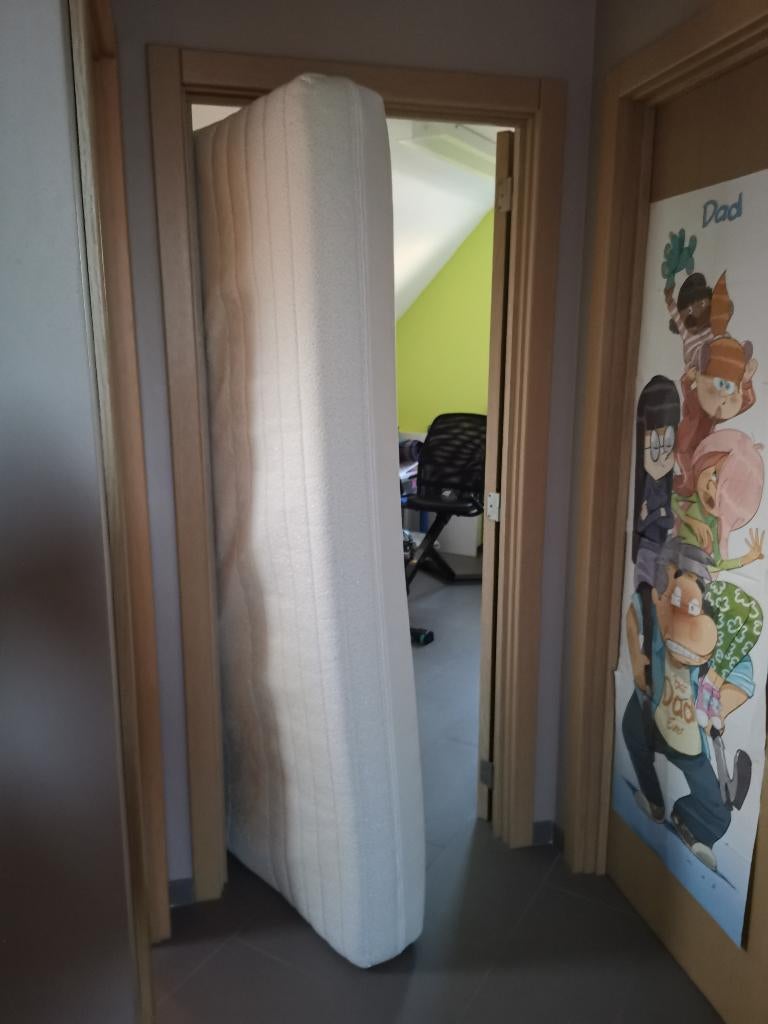 Matelas 2x2m Bultex Gealpearl - 24cm - En Bon ETAT, Maison & Meubles, Chambre à coucher | Matelas & Sommiers, Comme neuf, Matelas