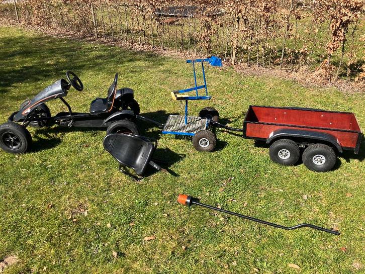 Berg Skelter Go Cart, Kinderen en Baby's, Speelgoed | Buiten | Skelters, Gebruikt, Berg, Duozit, Met kar of aanhanger, Ophalen of Verzenden