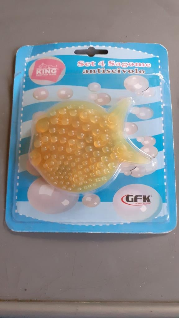 4 poissons ventouses neuf antidérapant pour baignoire douche, Maison & Meubles, Enlèvement ou Envoi