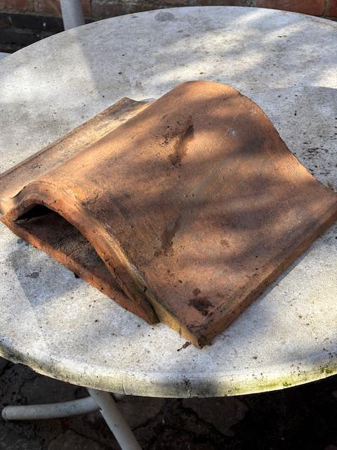 Tuiles de toit Boomse, Bricolage & Construction, Tuiles & Revêtements de toit, Utilisé, Tuiles, Pierre ou Argile, Rouge, Enlèvement