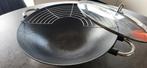 Wokpan in gietijzer, Ophalen, Gebruikt, Wok, Keramische plaat