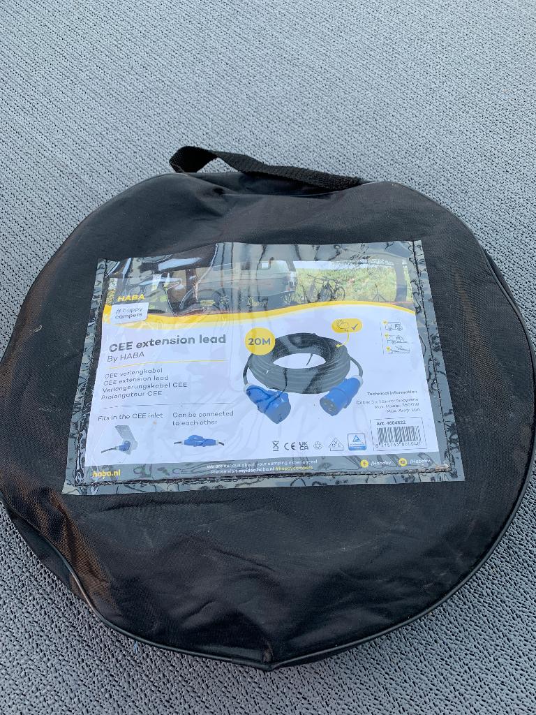 Elektrische kabel voor camper of caravan - 20 m, Enlèvement, Neuf