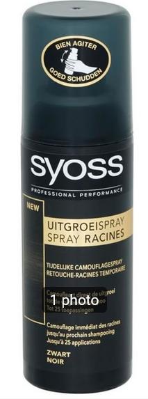 Syoss spray racines Noir NEUF !, Enlèvement ou Envoi, Neuf, Soin des cheveux ou Soin réparateur des cheveux