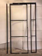 Porte en fer forgé avec panneau fixe, Enlèvement, Neuf