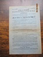 Mons. Tract N 53 Mai 1918, Verzenden