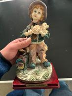 Maxime Collection beeldje jongen met hond vintage, Antiek en Kunst, Ophalen