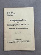 Zeldzame handleiding Reinigungsgerät 34, Ophalen of Verzenden