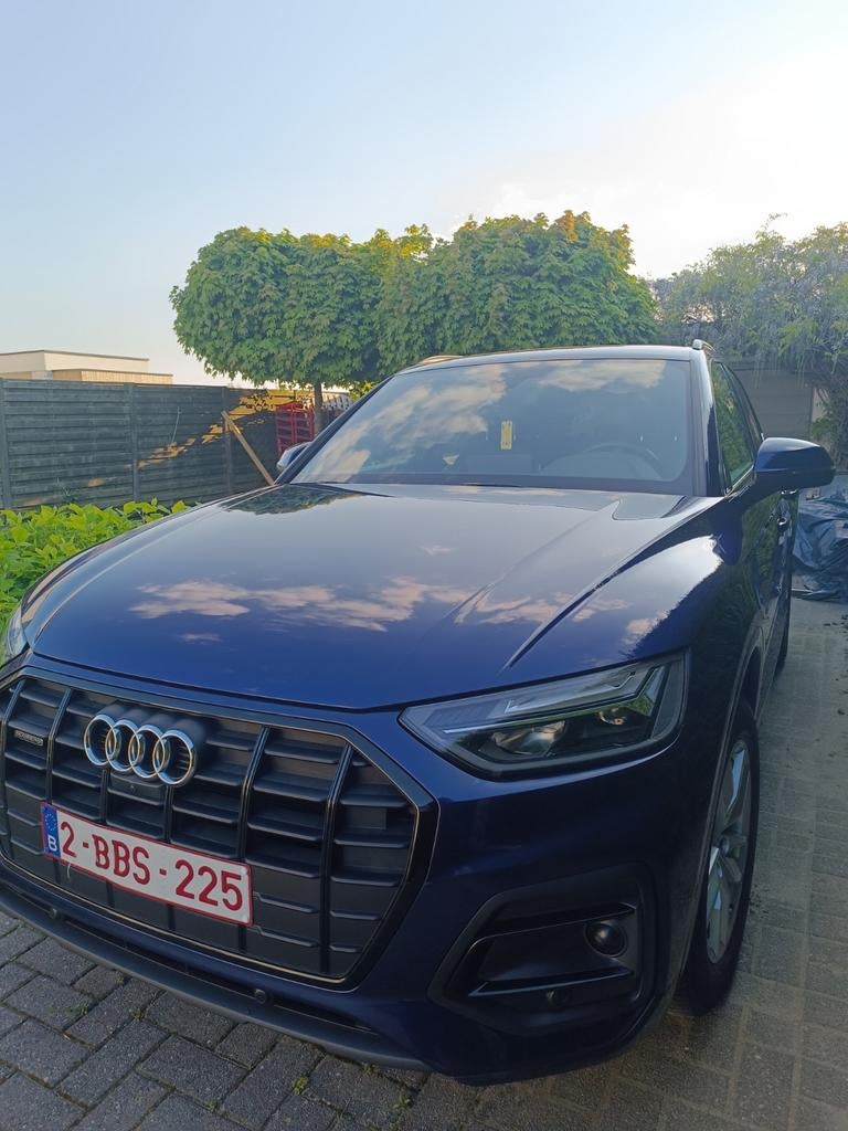 Audi Q5 Sportback (slechts 68.400km) Top staat!, Automaat, Q5, Blauw, Leder