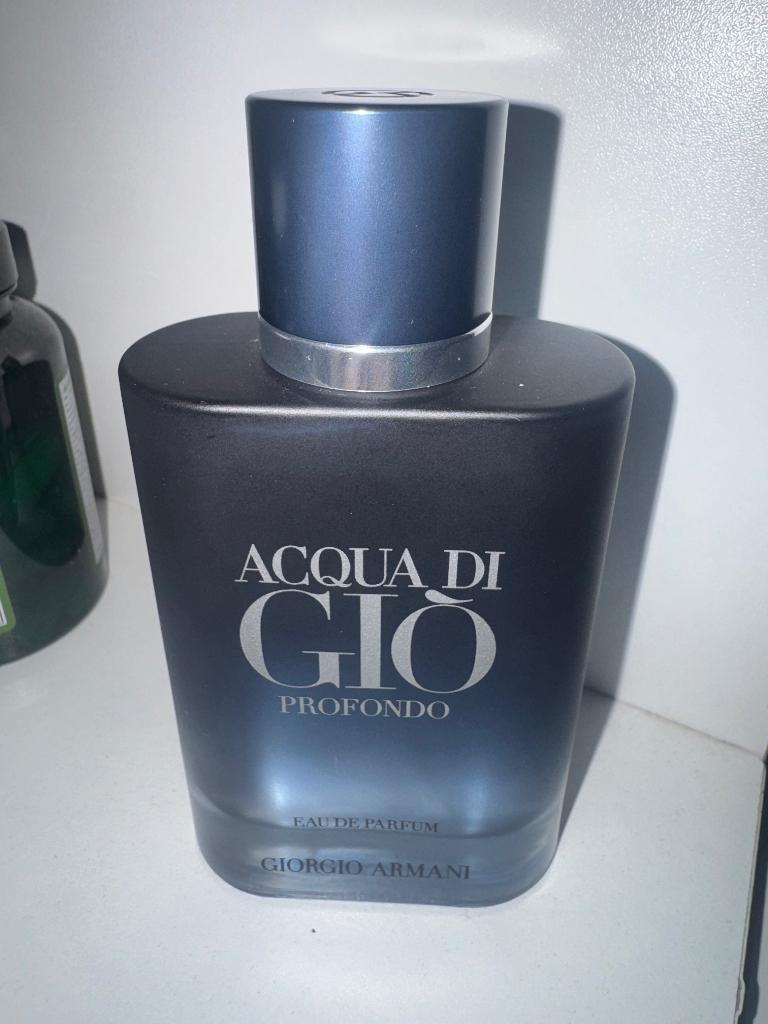 Armani acqua di gio profondo, Bijoux, Sacs & Beauté, Beauté | Parfums, Enlèvement ou Envoi, Comme neuf