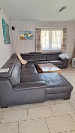 Lederen salon 1250 euro, Maison & Meubles, Enlèvement, Utilisé, Cuir