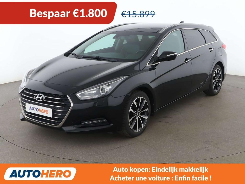 Hyundai i40 1.7 CRDi Style (bj 2019, automaat), Auto's, Hyundai, Gebruikt, Zwart, 1685 cc, Zwart