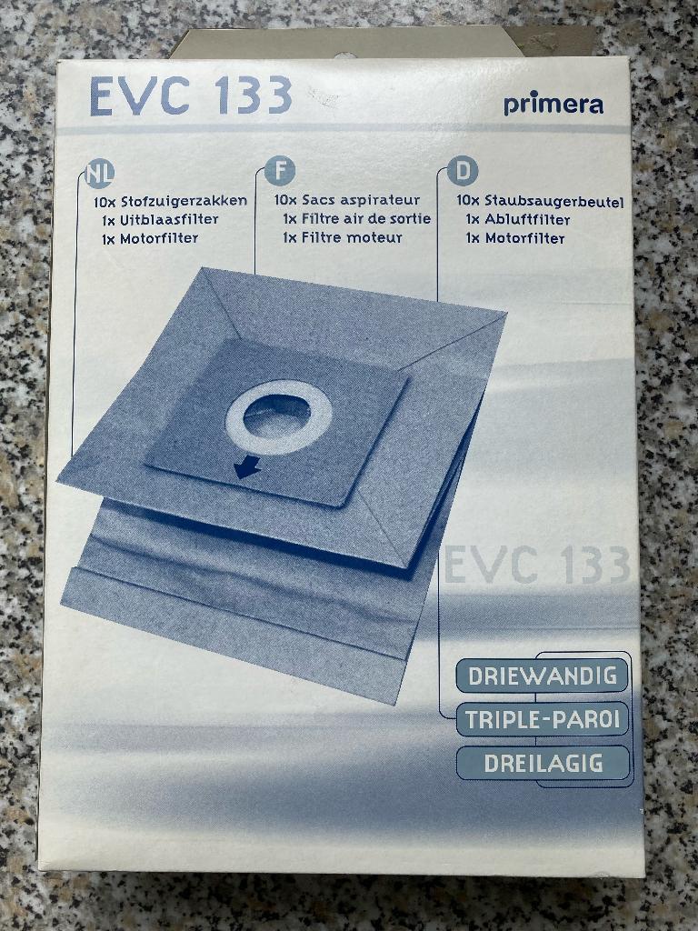 20 stofzuigerzakken EVC 133 (+ 4 gratis), Elektronische apparatuur, Stofzuigers, Nieuw, Overige typen, Stofzak, Ophalen of Verzenden