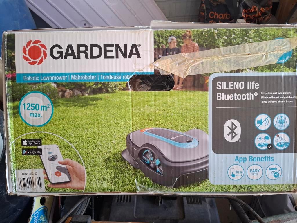 Gardena sileno life 1250m2, Ophalen