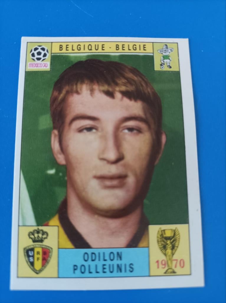 Panini Mexico 70, Belgique Odilon Polleunis, Hobby & Loisirs créatifs, Autocollants & Images, Enlèvement ou Envoi