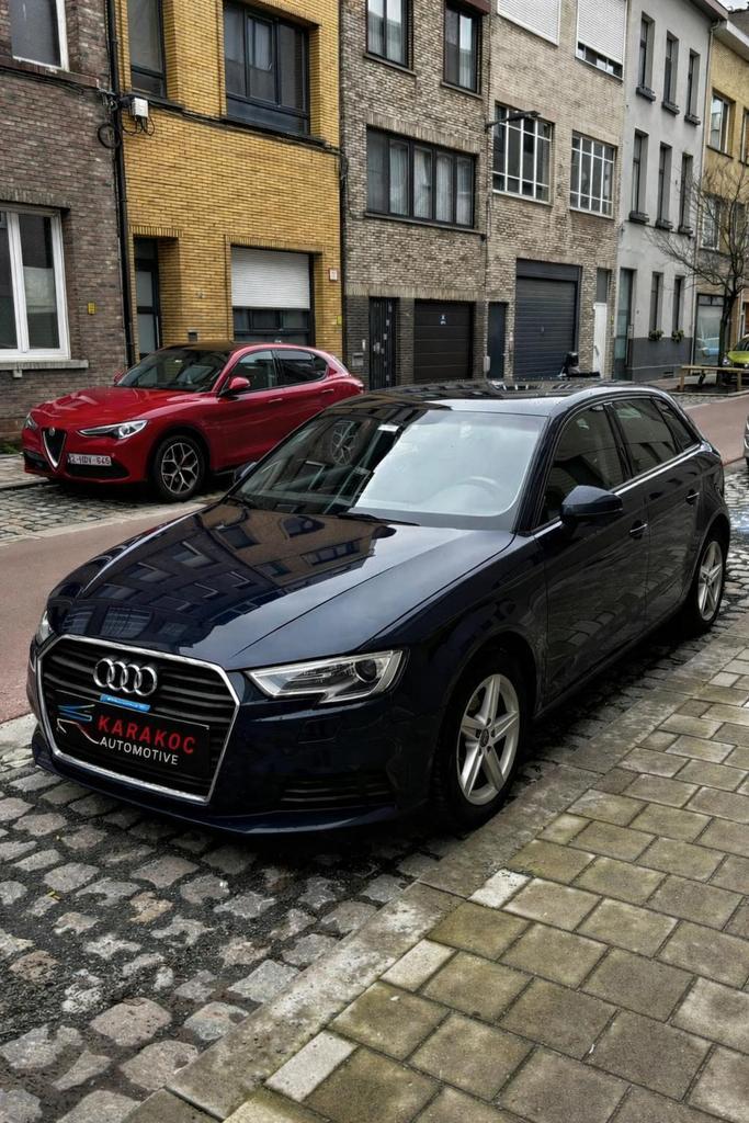 Audi A3 Diesel Automaat, Auto's, Audi, Bedrijf, A3, Diesel, Euro 6, 5 deurs, Automaat, Blauw, Zwart, Stof, Voorwielaandrijving