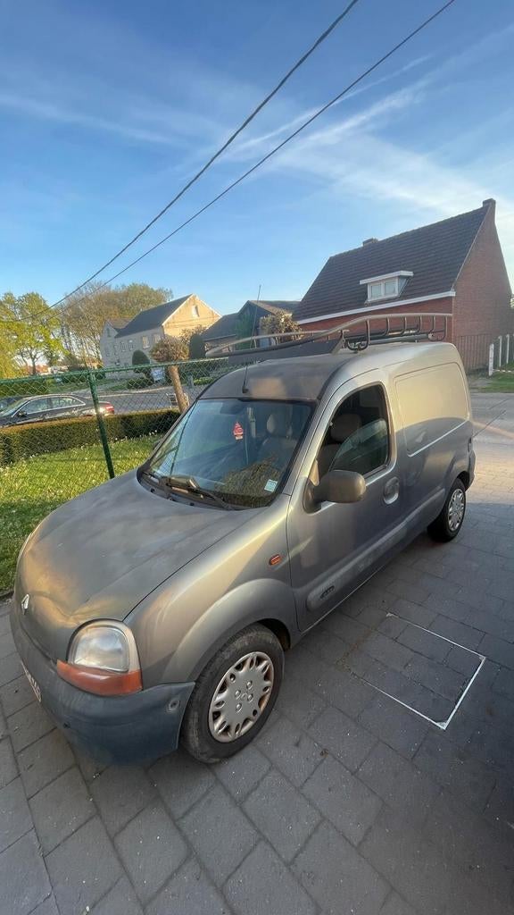 Renault kangoo 19 diesel, Auto's, Voorwielaandrijving, Stof, 4 cilinders, Bruin