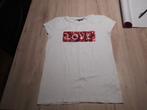 wit t shirt love maat 158 jbc, Kinderen en Baby's, Kinderkleding | Maat 158, Meisje, JBC, Ophalen of Verzenden, Zo goed als nieuw
