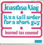 Jonathan King - It's a tall order for a short guy, Pop, Ophalen of Verzenden, 7 inch, Single