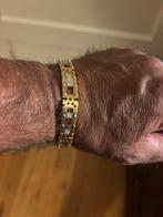 Gouden 18 karaats armband, Geel, Ophalen of Verzenden, Zo goed als nieuw, Met edelsteen