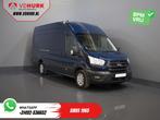 Ford Transit 350 2.0 TDCI 170 pk Aut. Jumbo L4H3 RWD BPM VRI, Automaat, Parkeersensor, Blauw, Bedrijf