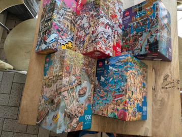 Heye puzzels 1000 en 1500 stukjes, Envoi, Utilisé
