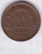Chili 20 centavos 1943, Ophalen of Verzenden, Zuid-Amerika, Losse munt