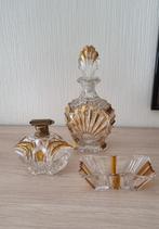 Oude  glazen parfumsets, Antiek en Kunst, Ophalen