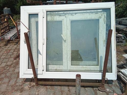 Mooi Wit Kunststof PVC Raamkozijn, Doe-het-zelf en Bouw, Raamkozijnen en Schuifdeuren, Zo goed als nieuw, Raamkozijn, Kunststof