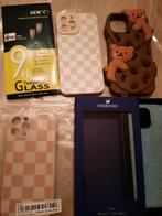 4 coques pour iPhone 12 pro max et 1 protection face, Telecommunicatie, Mobiele telefoons | Hoesjes en Screenprotectors | Apple iPhone