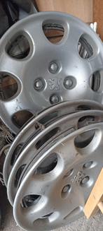 4 Jantes tôle Peugeot avec pneus hiver, ....., Autos : Pièces & Accessoires, Pneus hiver, Pneu(s), Enlèvement, Utilisé