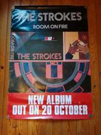 Poster The Strokes Room on Fire, Comme neuf, Enlèvement ou Envoi