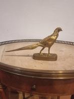 Oude bronzen fazant, Antiek en Kunst, Ophalen of Verzenden, Brons
