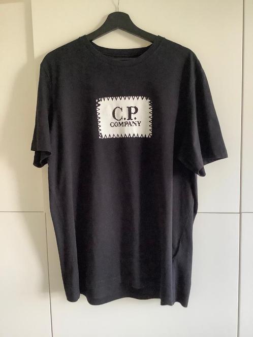 T-Shirt CP Company Zwart XXL, Kleding | Heren, T-shirts, Zo goed als nieuw, Overige maten, Zwart, Ophalen of Verzenden