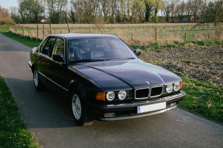 BMW 730i V8 '93 (Manueel!), Auto's, BMW, Particulier, 7 Reeks, Boordcomputer, Centrale vergrendeling, Elektrische buitenspiegels