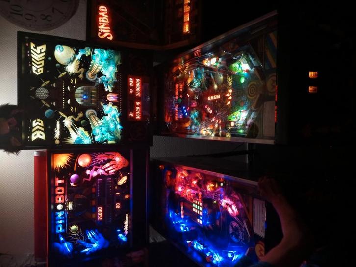 Volledig herziene pinbot en grote kanonnen, Verzamelen, Automaten | Flipperkasten, Zo goed als nieuw, Ophalen of Verzenden