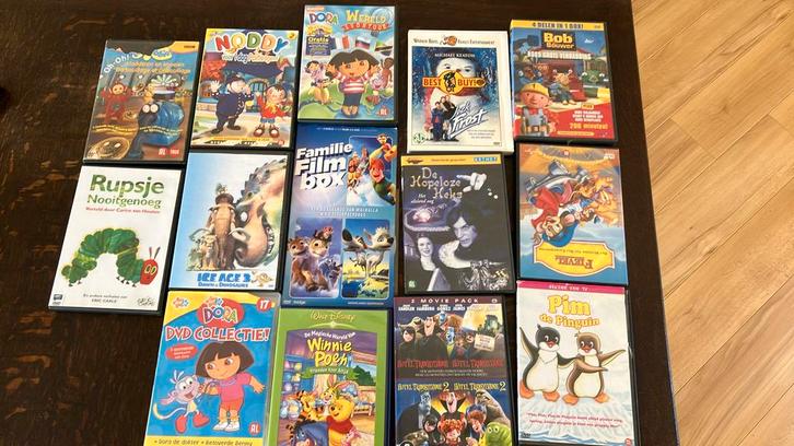 6 euro voor 14 Kinder dvd’ s, Cd's en Dvd's, Dvd's | Kinderen en Jeugd, Gebruikt, Alle leeftijden, Ophalen