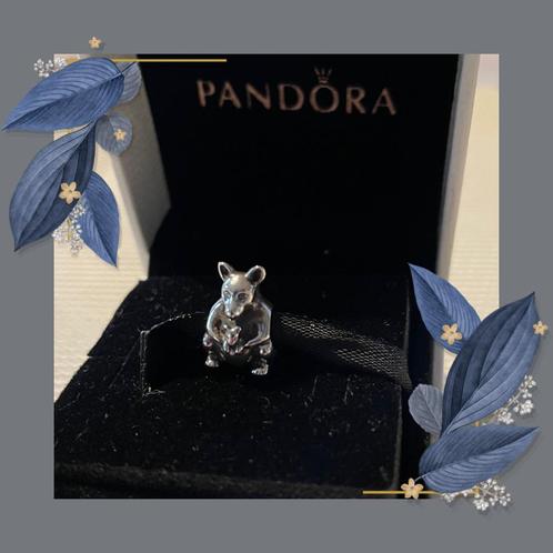 Authentique bille Pandora ! (Le petit kangourou), Handtassen en Accessoires, Bedels, Zo goed als nieuw, Pandora, Zilver, Verzenden