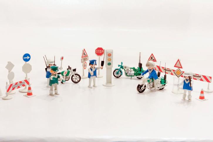Playmobil Vintage: 3488 - Verkeerspolitie, Kinderen en Baby's, Speelgoed | Playmobil, Gebruikt, Los Playmobil, Ophalen of Verzenden