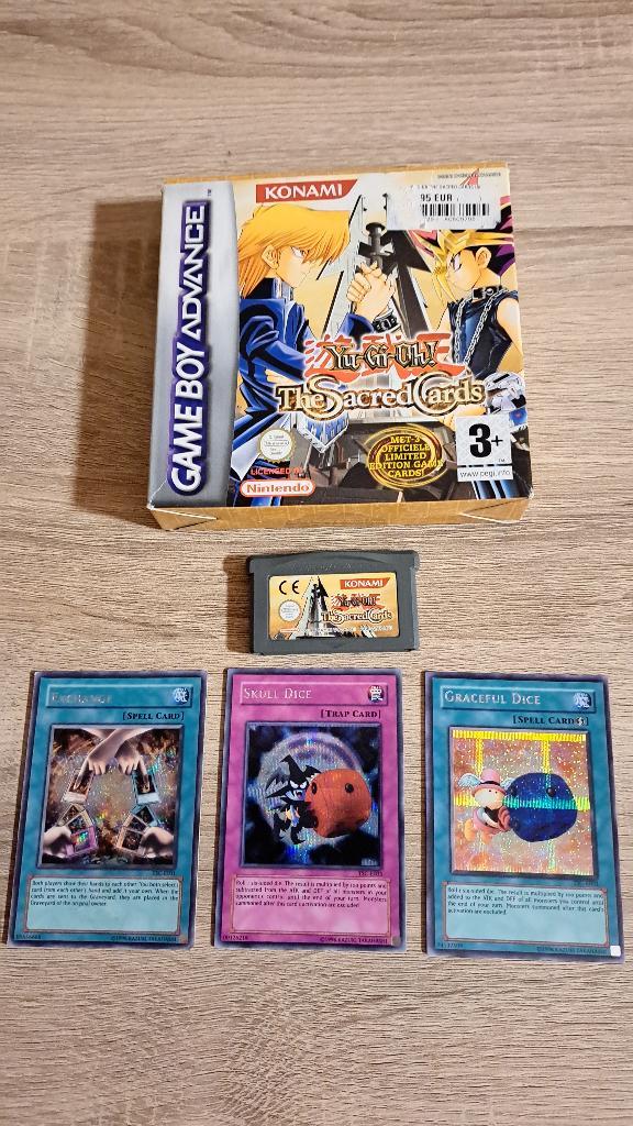 Yu-Gi-Oh The Sacred Cards - GBA, Games en Spelcomputers, Games | Nintendo Game Boy, Gebruikt, Overige genres, 1 speler, Vanaf 3 jaar