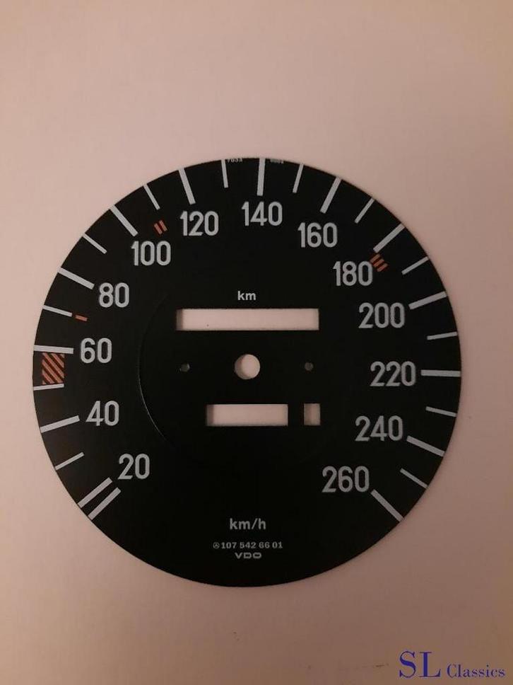 Tellerplaat Mercedes-Benz 380SL R107, Auto-onderdelen, Dashboard en Schakelaars, Mercedes-Benz, Nieuw, Verzenden