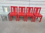 4 rode 1 wit kinderstoeltje Ikea Kritter, Ophalen, Gebruikt, Overige typen