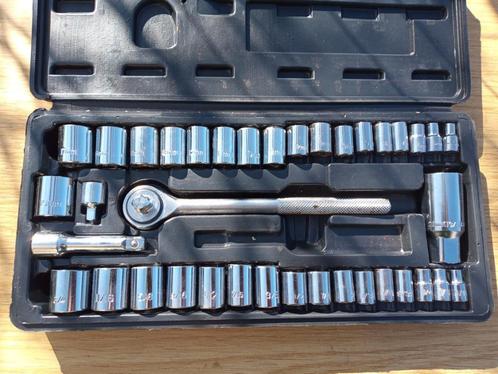 Coffret douilles métriques et impériales, Auto diversen, Autogereedschap, Gebruikt, Ophalen of Verzenden