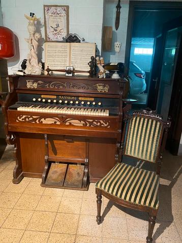 Prachtige antieke Mannborg harmonium – in werkende staat, Enlèvement, Harmonium