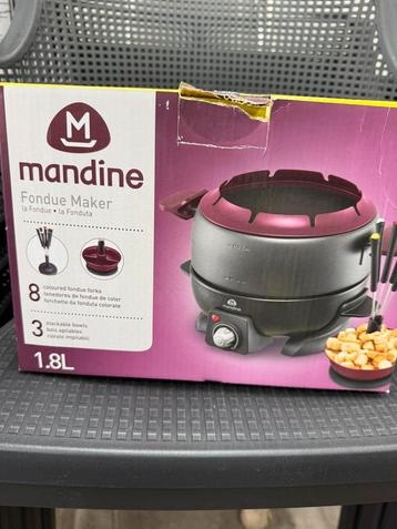 fondueset / pancakepan, mandine, nieuw beschikbaar voor biedingen