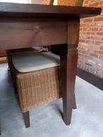 Zware massieve teaktafel 2m x 1m, Ophalen