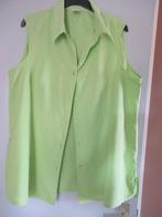 Mooie groene zomerblouse zonder mouwen, zo goed als nieuw., Kleding | Dames, Blouses en Tunieken, Ophalen of Verzenden, Zo goed als nieuw