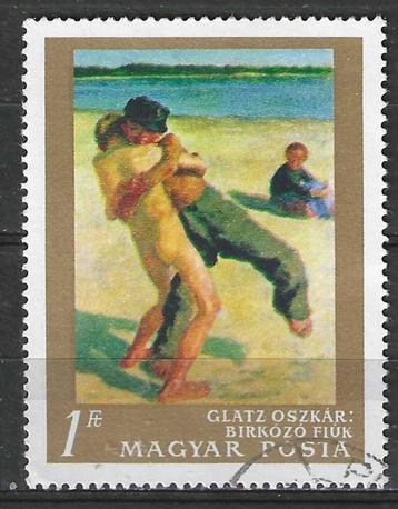 Hongarije 1967 - Yvert 1932 - Worstelaars (ST) beschikbaar voor biedingen